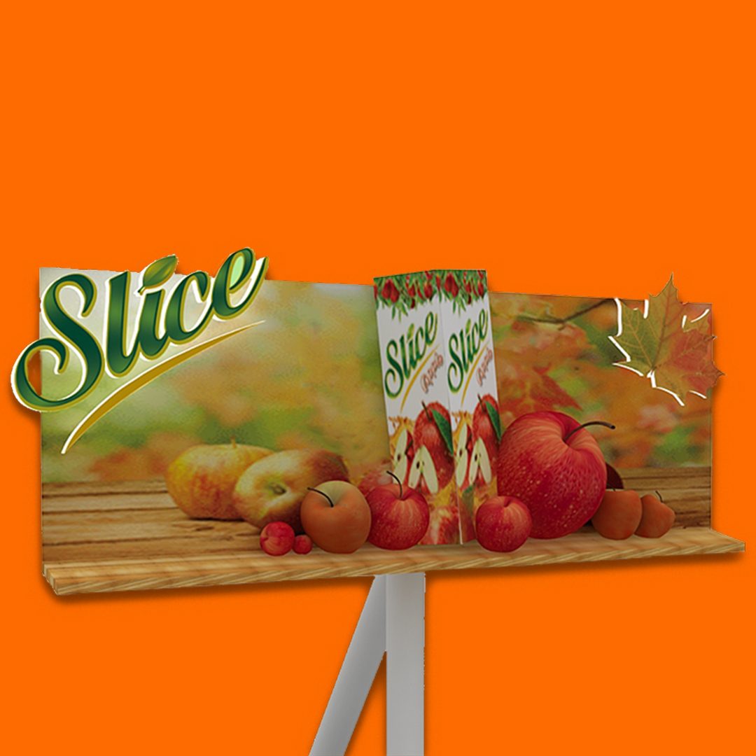 slice billboard mockup